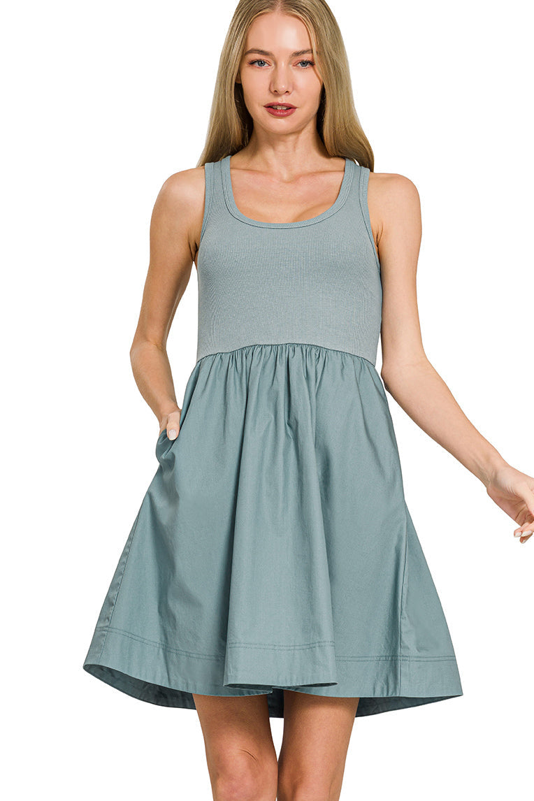 Maya Mini Dress (Blue Grey) Aspen Lace Boutique Maya Mini Dress (Blue Grey) Aspen Lace Boutique