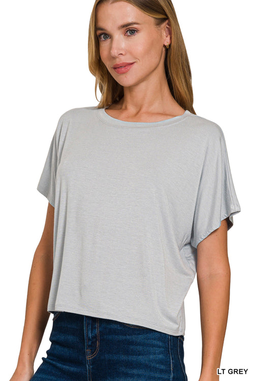Candace Top (Light Grey)