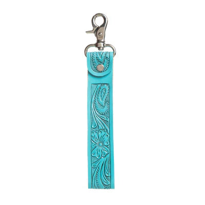 Blooming Meadow Key Fob (Turquoise)