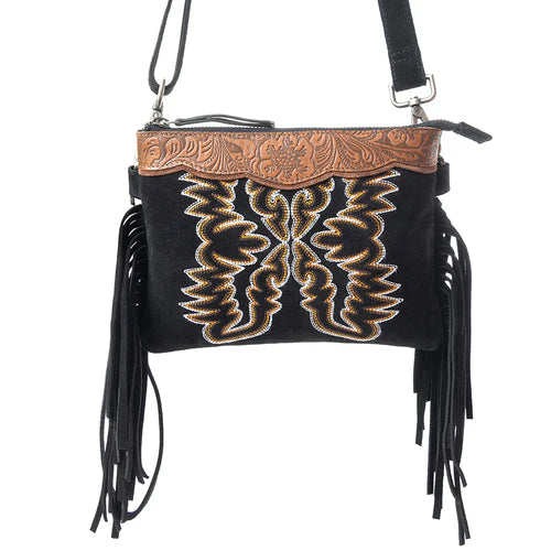 Desert Wing Crossbody Bag (Black)