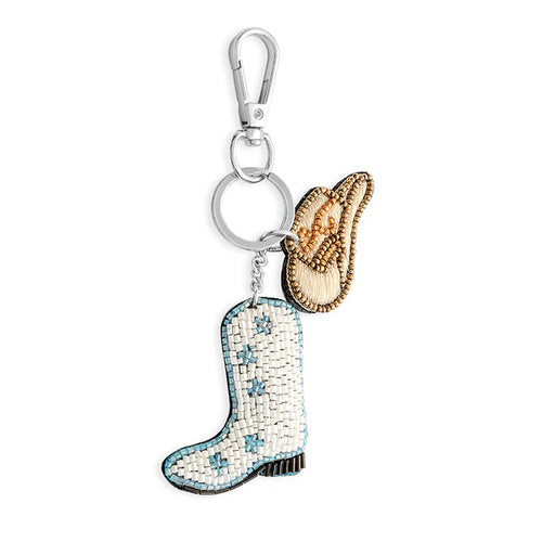 Rodeo Queen Key Fob (White)