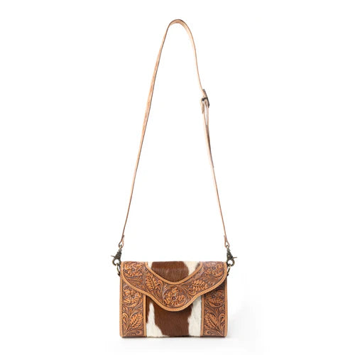 Copper Charm Handtooled Bag
