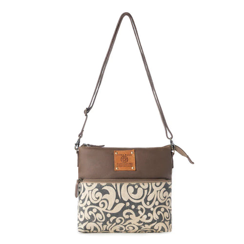 Wildprint Trail Crossbody Bag (Ivory)