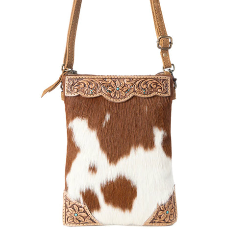 Calico Crossbody Bag (Brown)