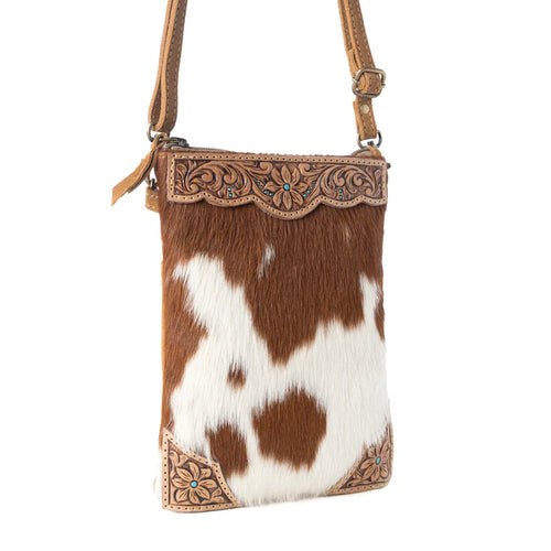Calico Crossbody Bag (Brown)