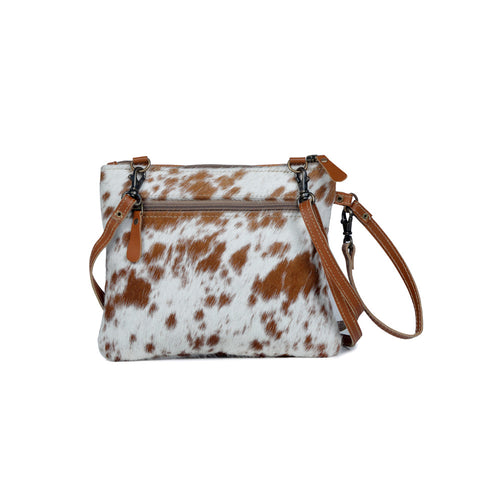 Ornate Brown Leather Bag