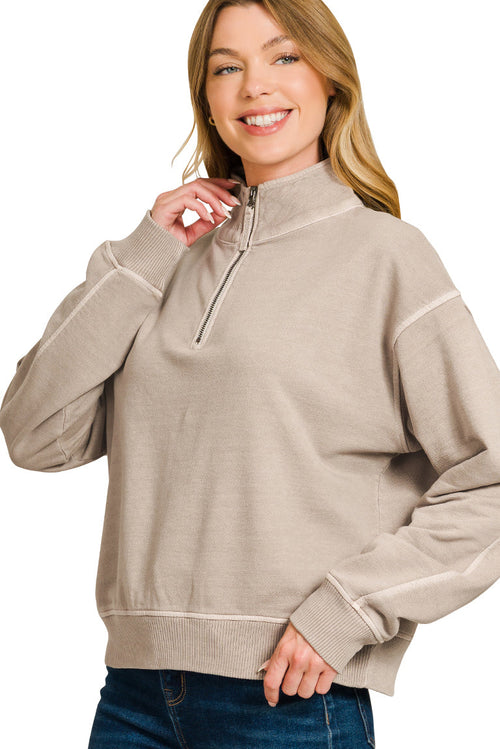 Brenna Pullover (Ash Mocha)