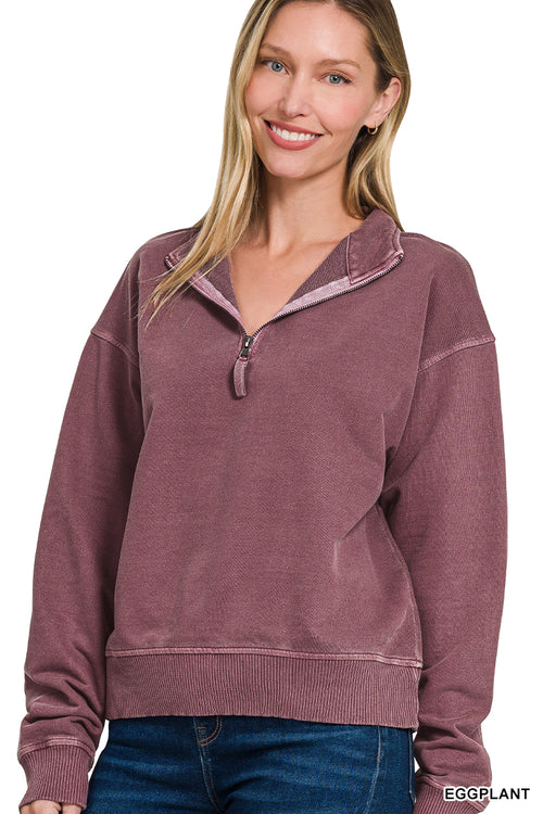 Brenna Pullover (Eggplant)