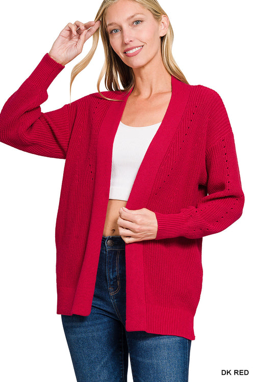 Sienna Cardigan (Dark Red)