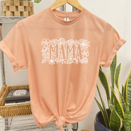*Outlet* Floral Mama Tshirt (Peach)