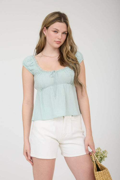 Calla Top (Mint)