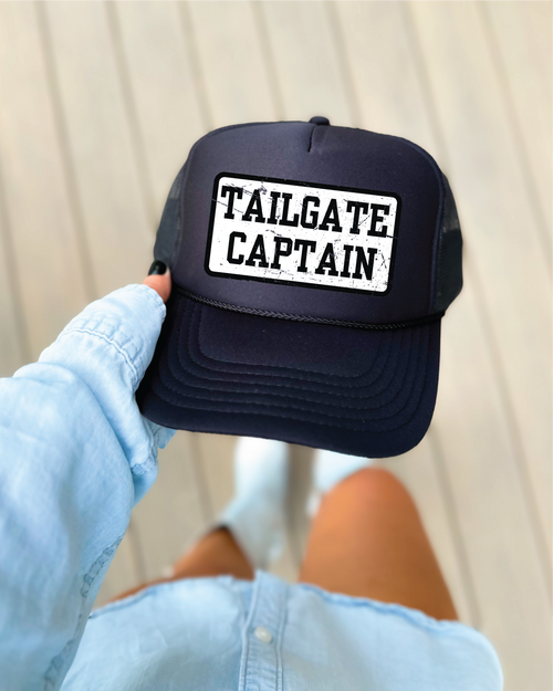 Tailgate Captain Trucker Hat (Black)