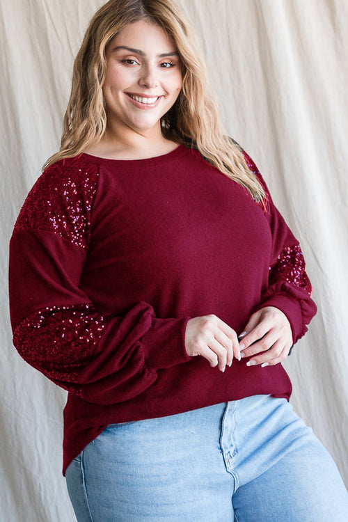 Mariss Top (Burgundy)