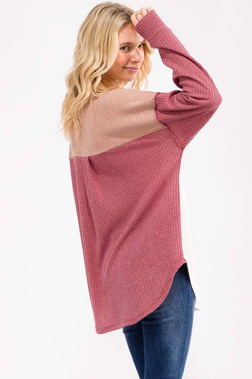 Linna Top (Burgundy)