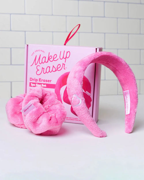 The Original MakeUp Eraser (OG Pink Drip Eraser 3pc Spa Set)