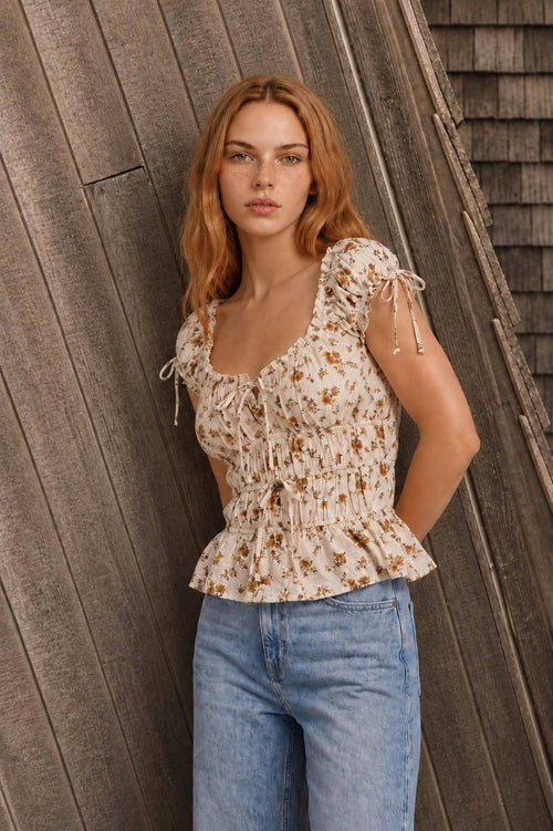 Margaret Top (Beige)