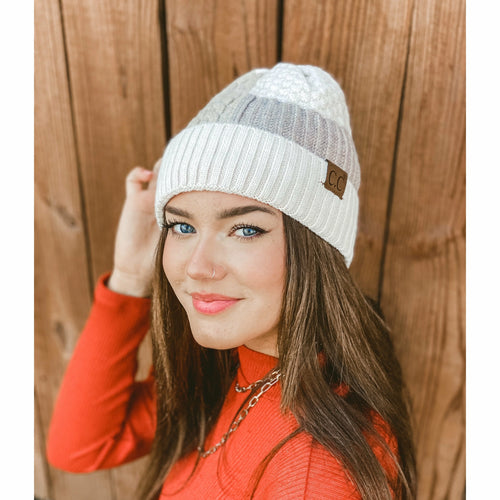 Color Block CC Beanies (Multiple Colors)