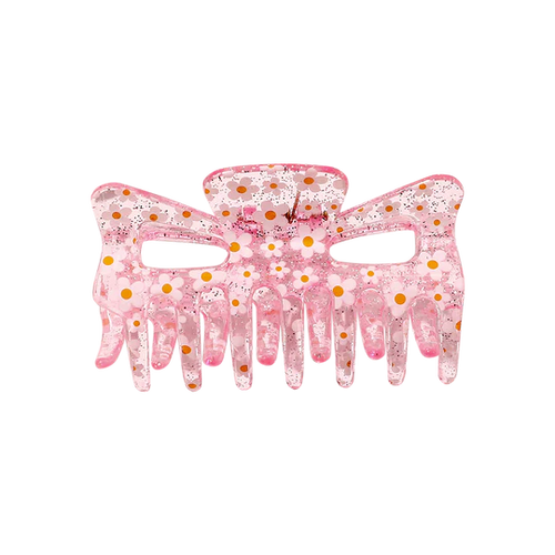 Daisy Claw Clip (Pink)
