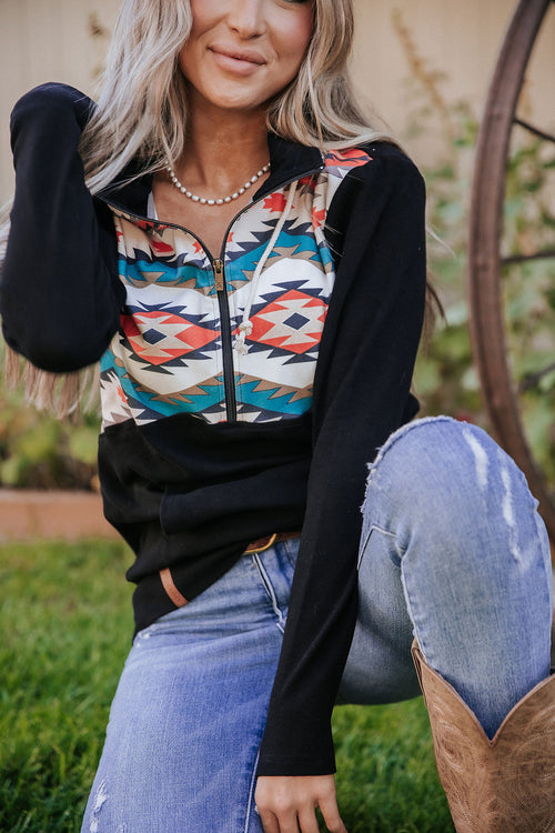 *PVM* HalfZip Sweatshirt (Lets Be Happy)