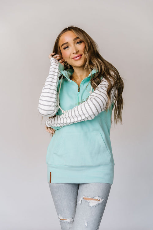 *PVM* HalfZip Sweatshirt (Mint to Last)