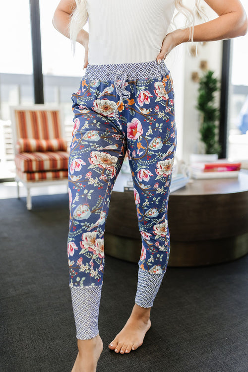 Ampersand Joggers (Dancing Floral)