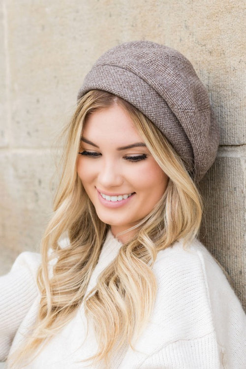 *Online Exclusive* Fold Over Beret (Multiple Colors)