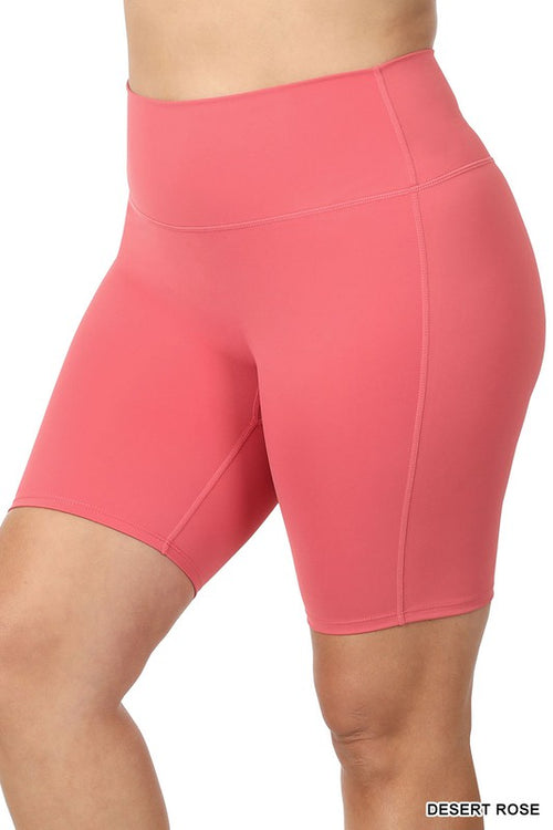 *Online Exclusive* Plus Size Athletic Shorts (Multiple Colors)