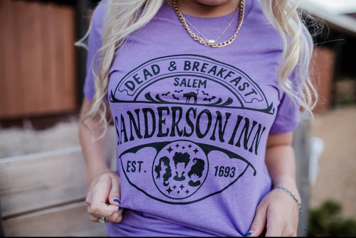 Sanderson Inn Tshirt (Purple)
