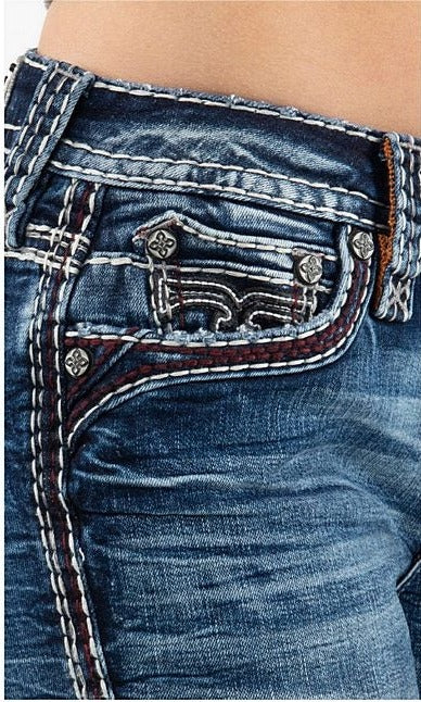 Rock Revival Peacoat Bootcut Jeans
