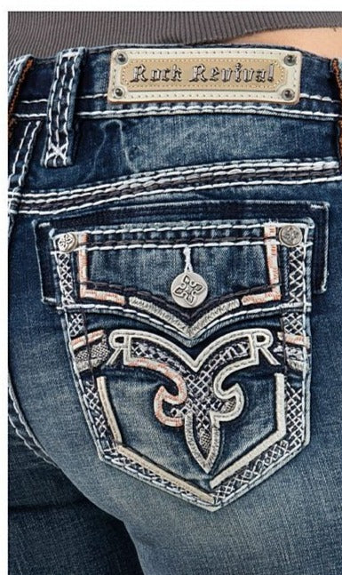 Rock Revival Chintz Rose Bootcut Jeans