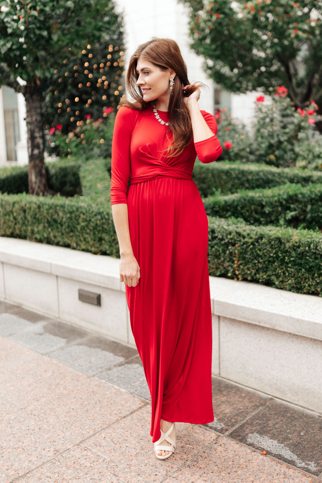 *Online Exclusive* Bri Maxi Dress in Red