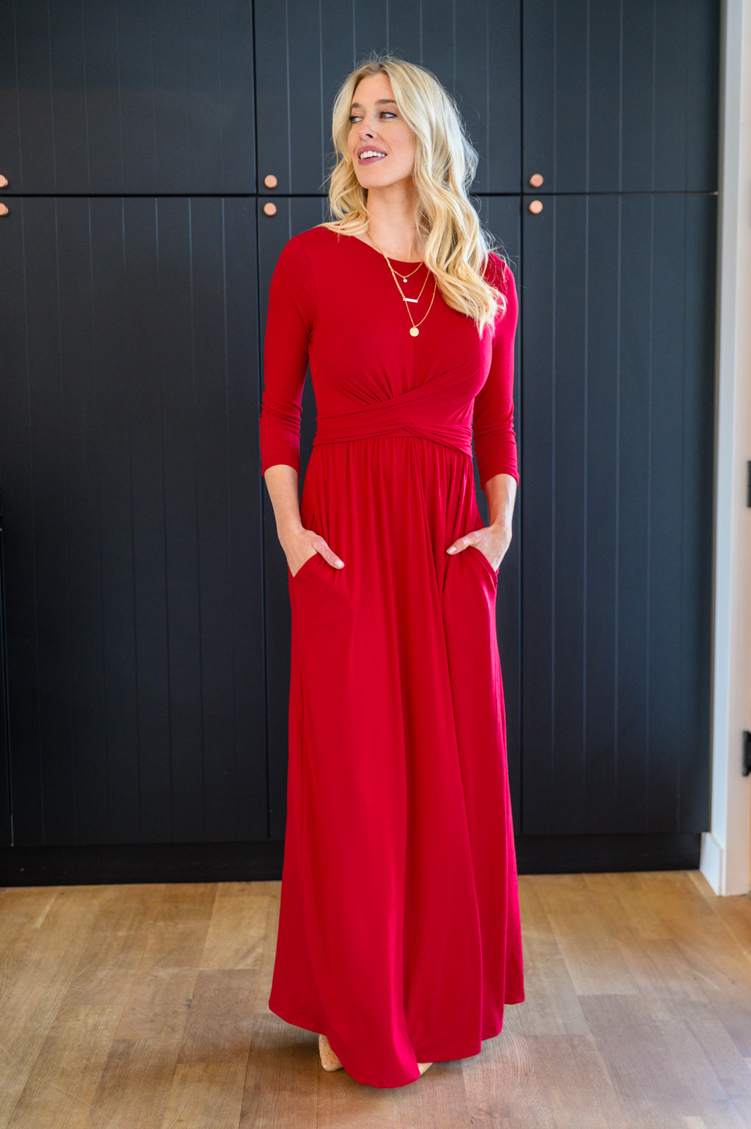 *Online Exclusive* Bri Maxi Dress in Red