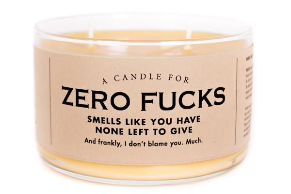 Zero Fucks Soy Candle