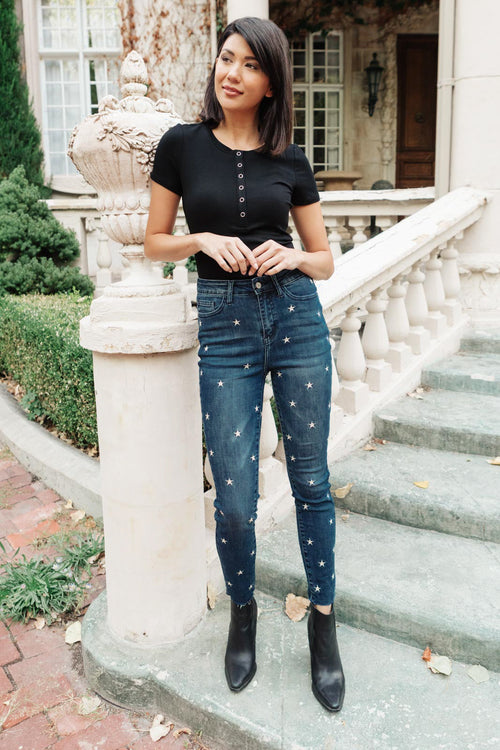 *Online Exclusive* High Rise Starlight Skinnies