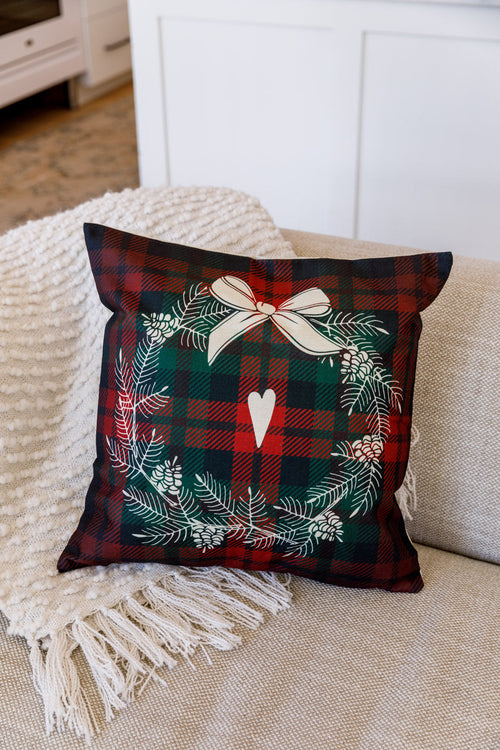 *Online Exclusive* Holiday Wreath Pillow Case
