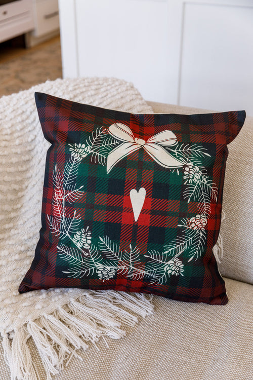 *Online Exclusive* Holiday Wreath Pillow Case