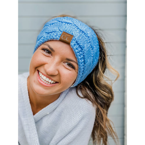 Solid Cable Knit CC Head Wraps (Multiple Colors)