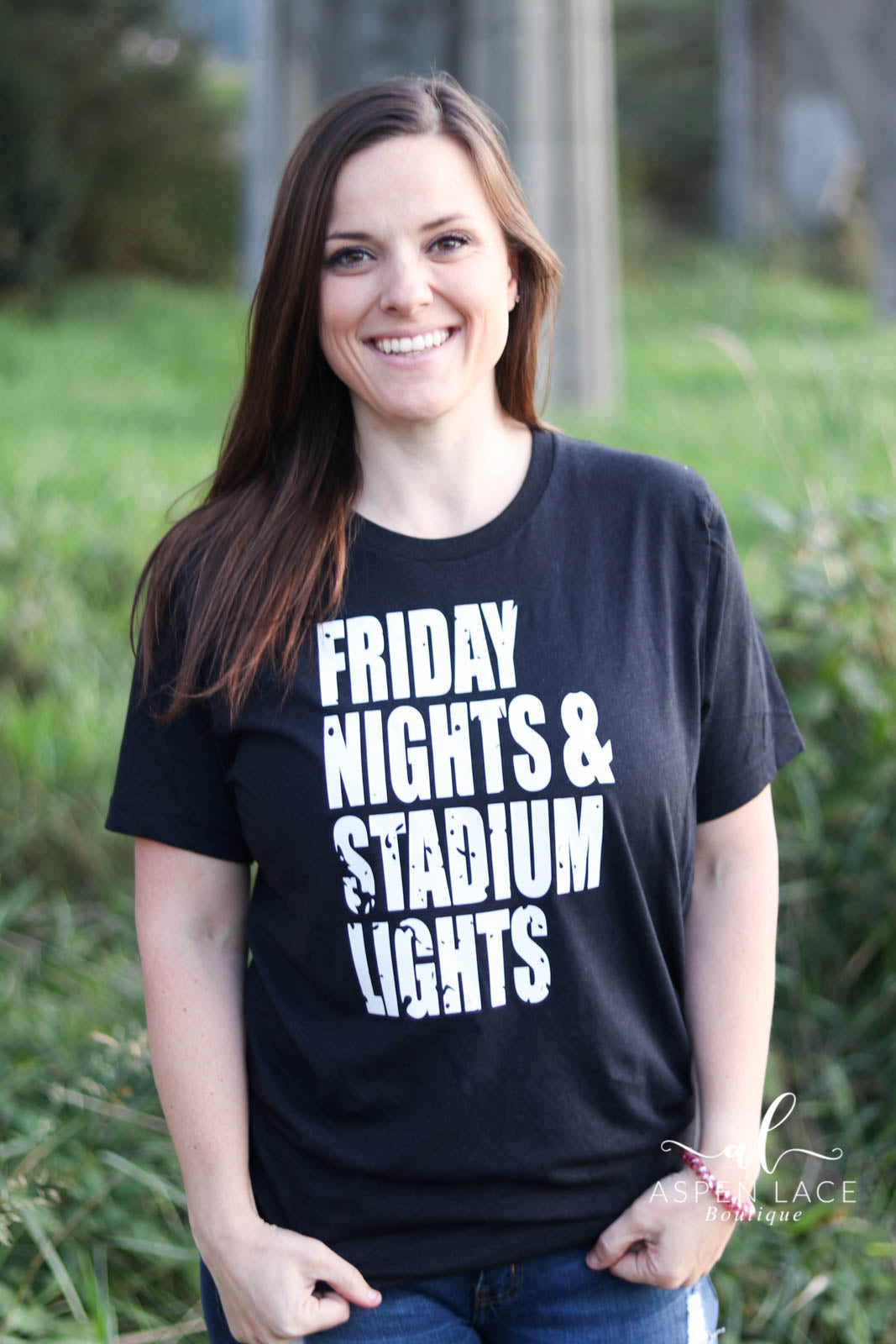*Outlet* Friday Night Lights Graphic Tee (Heather Black)