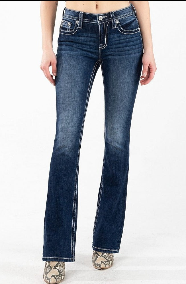 *Outlet* Miss Me Paisley Bootcut Jeans