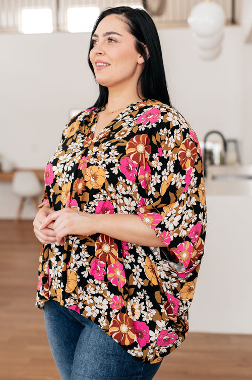 *Online Exclusive* Take Another Chance Floral Print Top