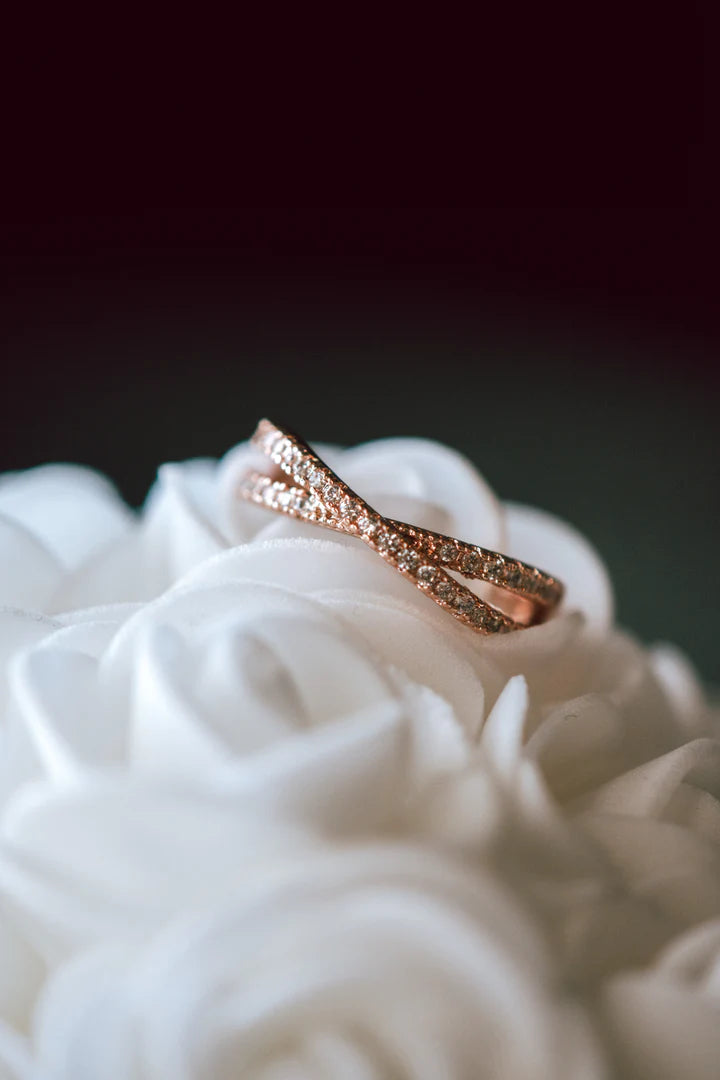 Bane Crossover Rose Gold Ring