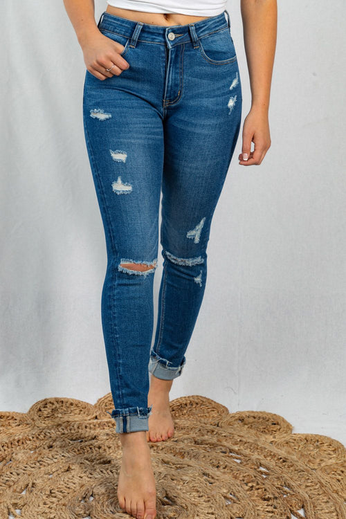 Lisa Skinny Jeans (Medium Wash)