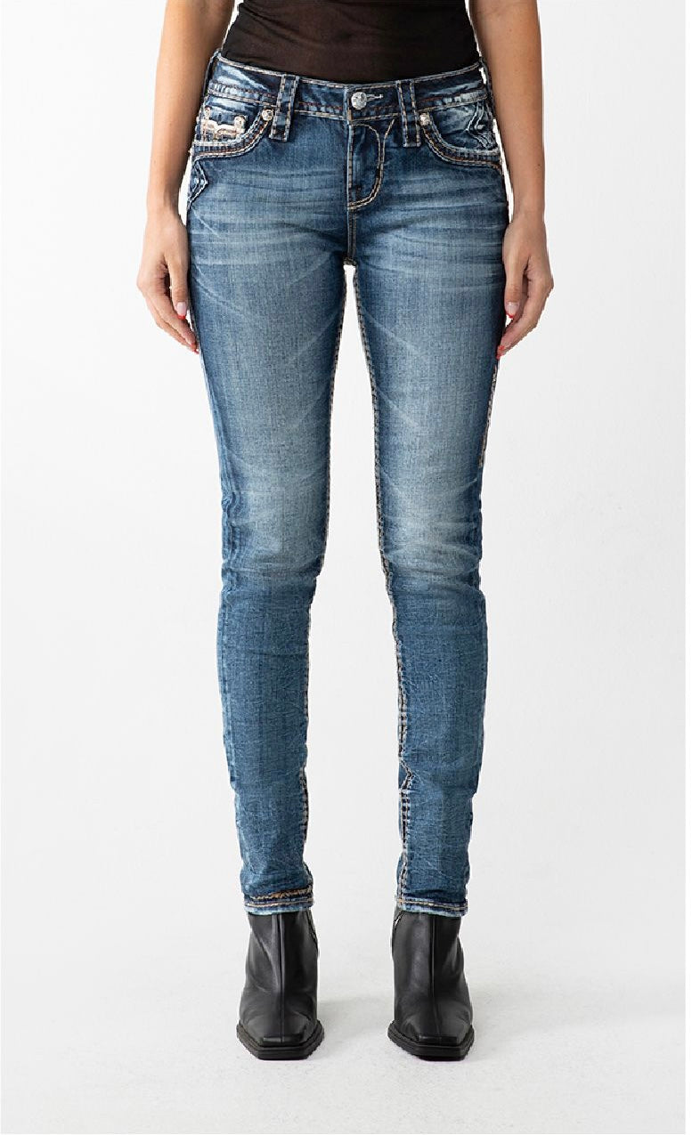 Rock Revival Nectarine Skinny Jeans