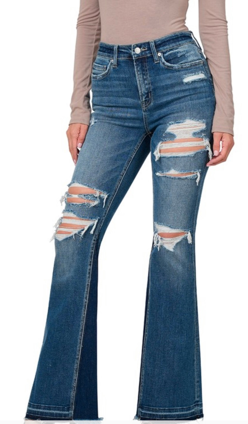 Cassidy Flare Jeans (Medium Wash)