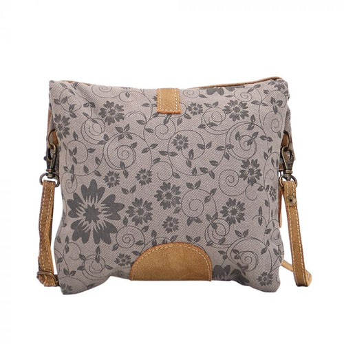 Teal & Tan Crossbody Bag