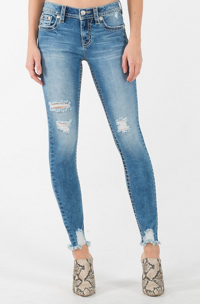 *Outlet* Miss Me Angel Wing Skinny Jeans