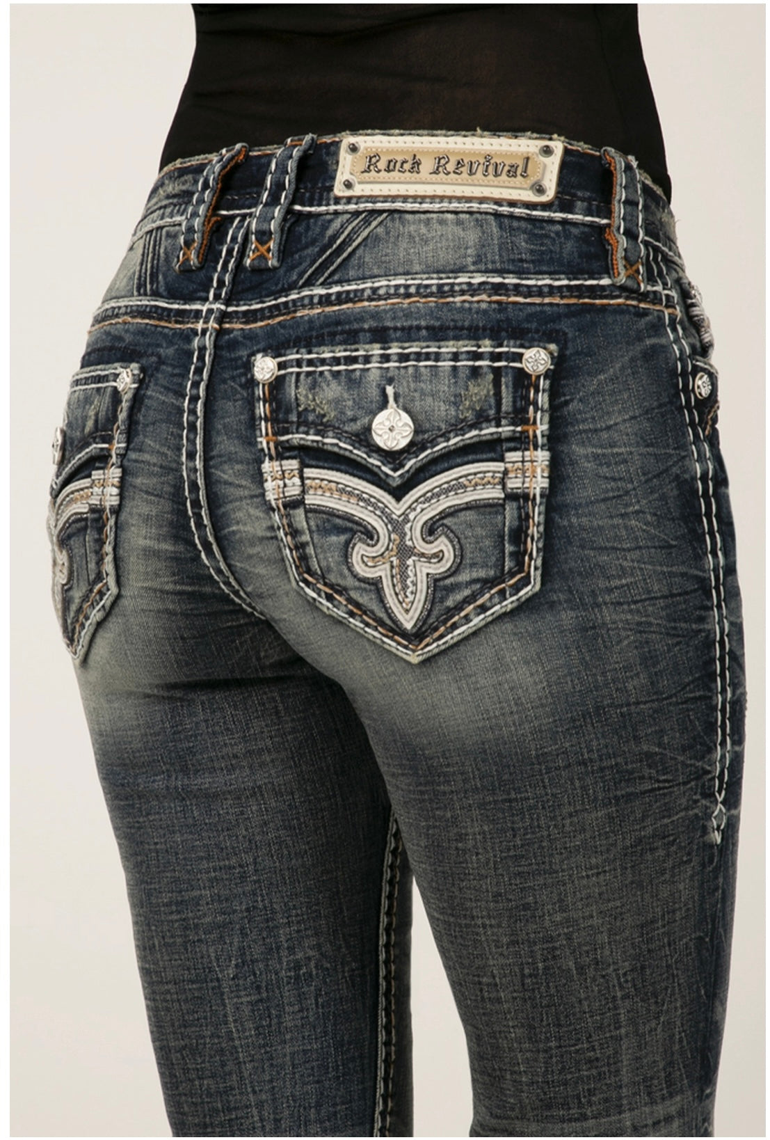 *PVM* Rock Revival Silken Bootcut Jeans