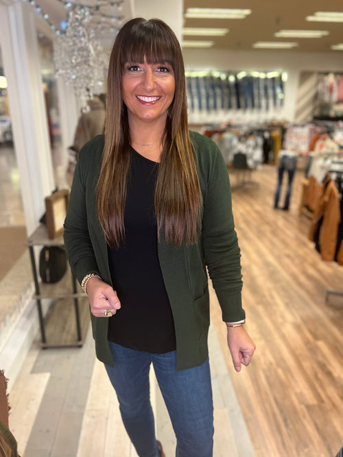*Outlet* Miley Cardigan (Olive)