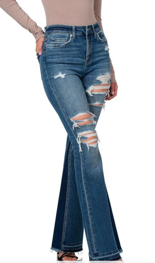 Cassidy Flare Jeans (Medium Wash)