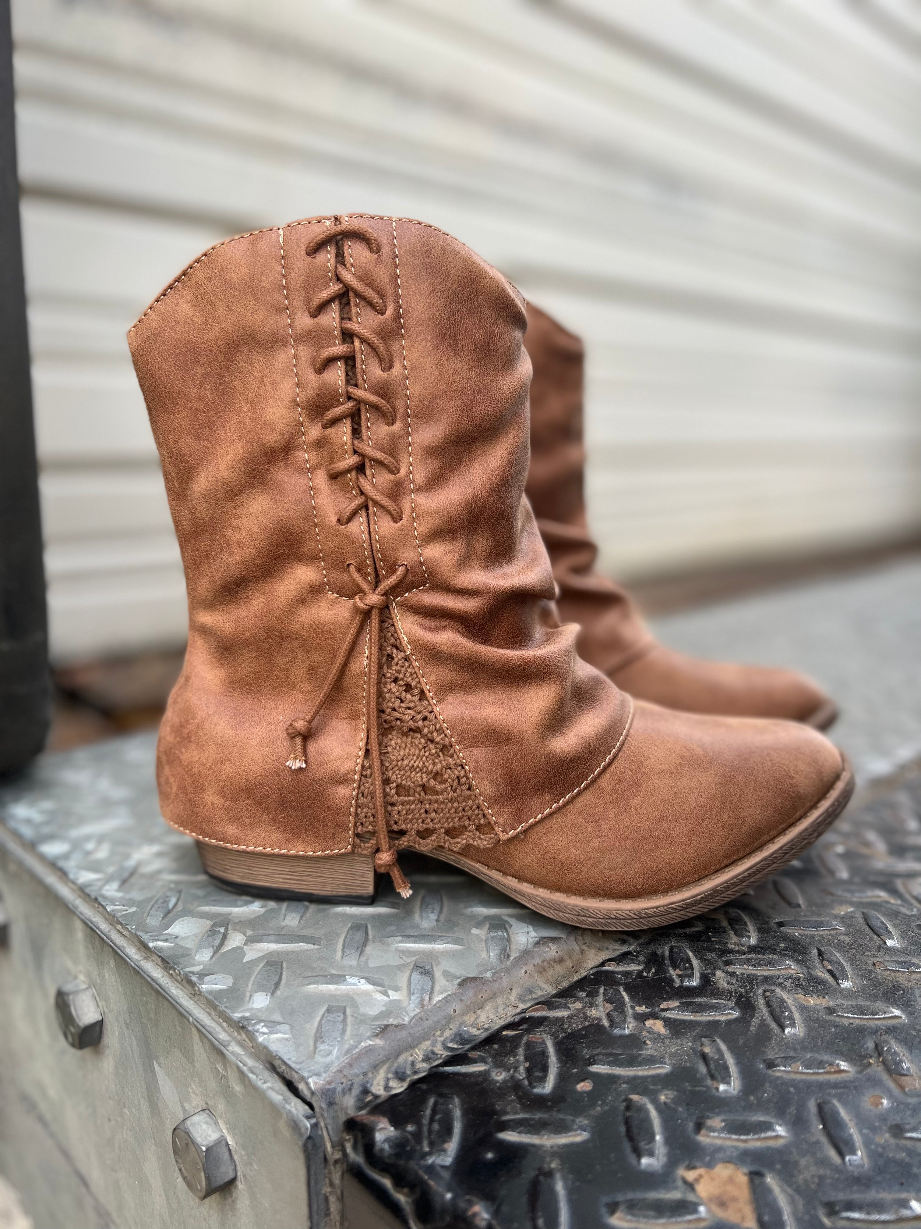 *Outlet* Sassy Booties (Tan)